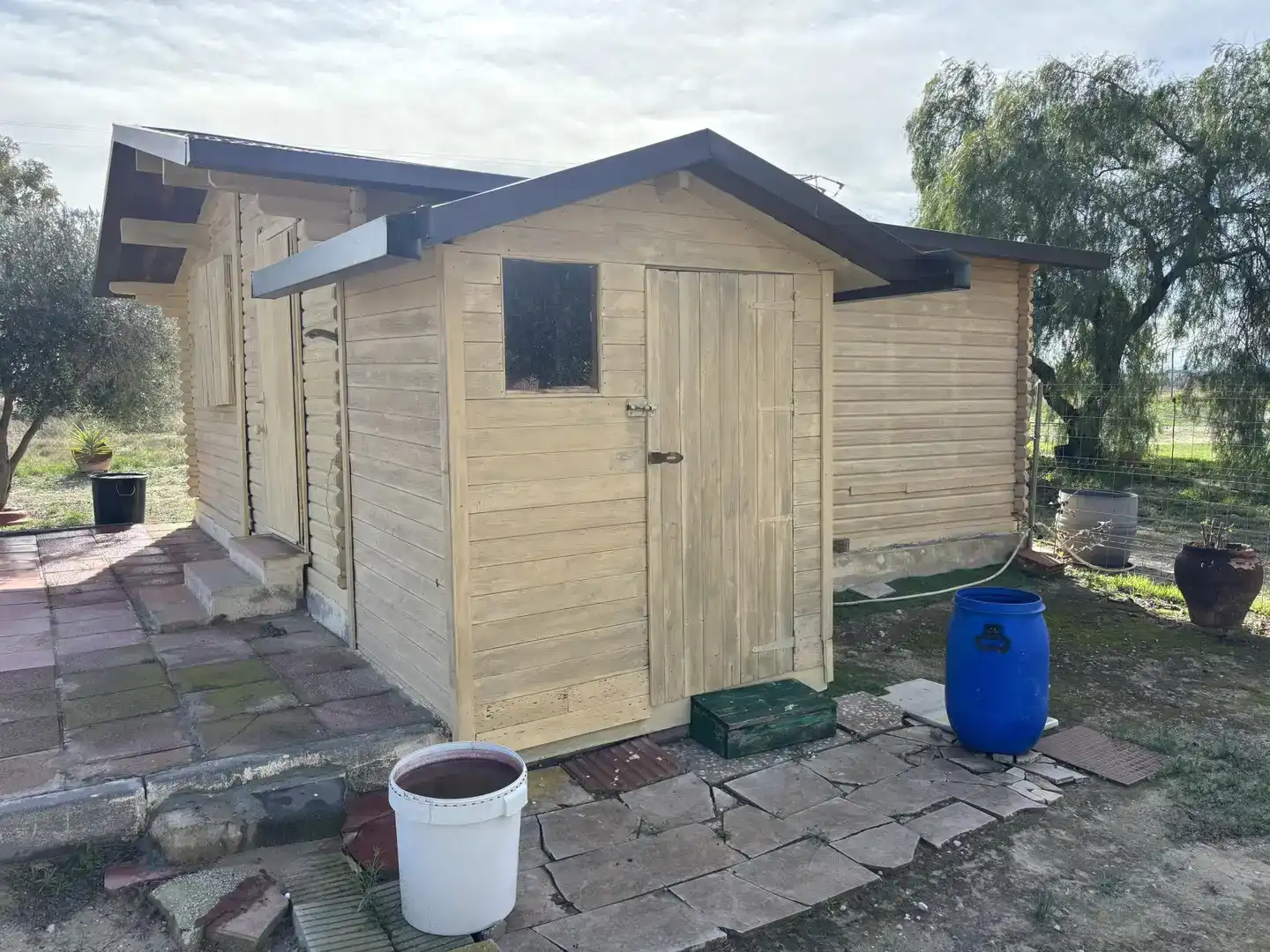 Vista exterior de Finca rústica en venda en Fortuna amb Jardí privat, Traster i Moblat