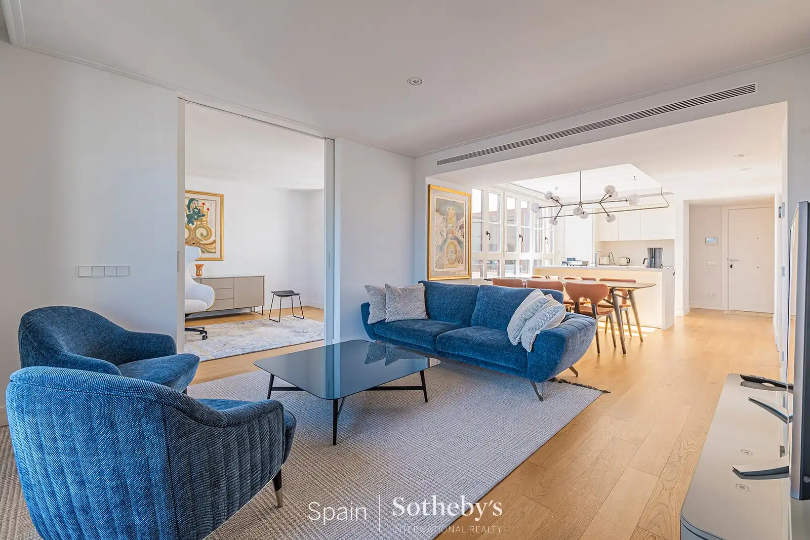 Living room of Apartments for sale in Barcelona  with Air Conditioner, Heating and Terrace