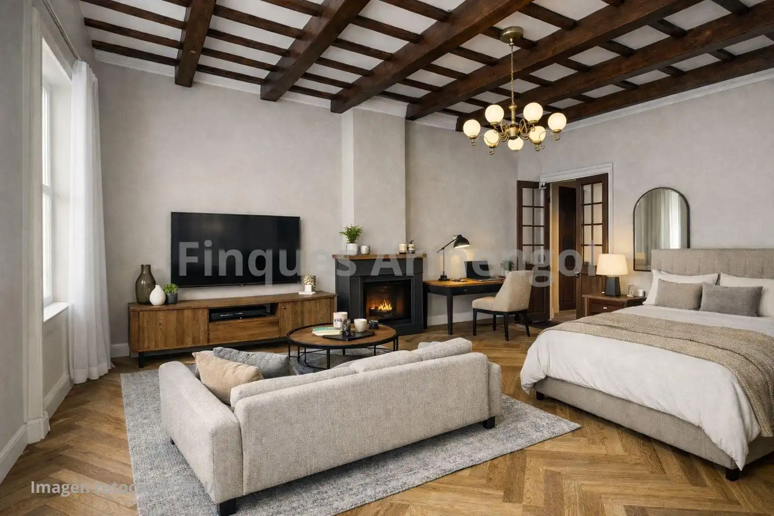 Sala d'estar de Finca rústica en venda en Maó - Mahón amb Jardí privat, Terrassa i Traster