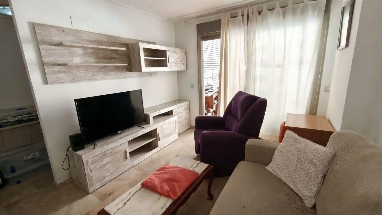 Sala d'estar de Apartament en venda en Oropesa del Mar / Orpesa amb Aire condicionat, Moblat i Balcó