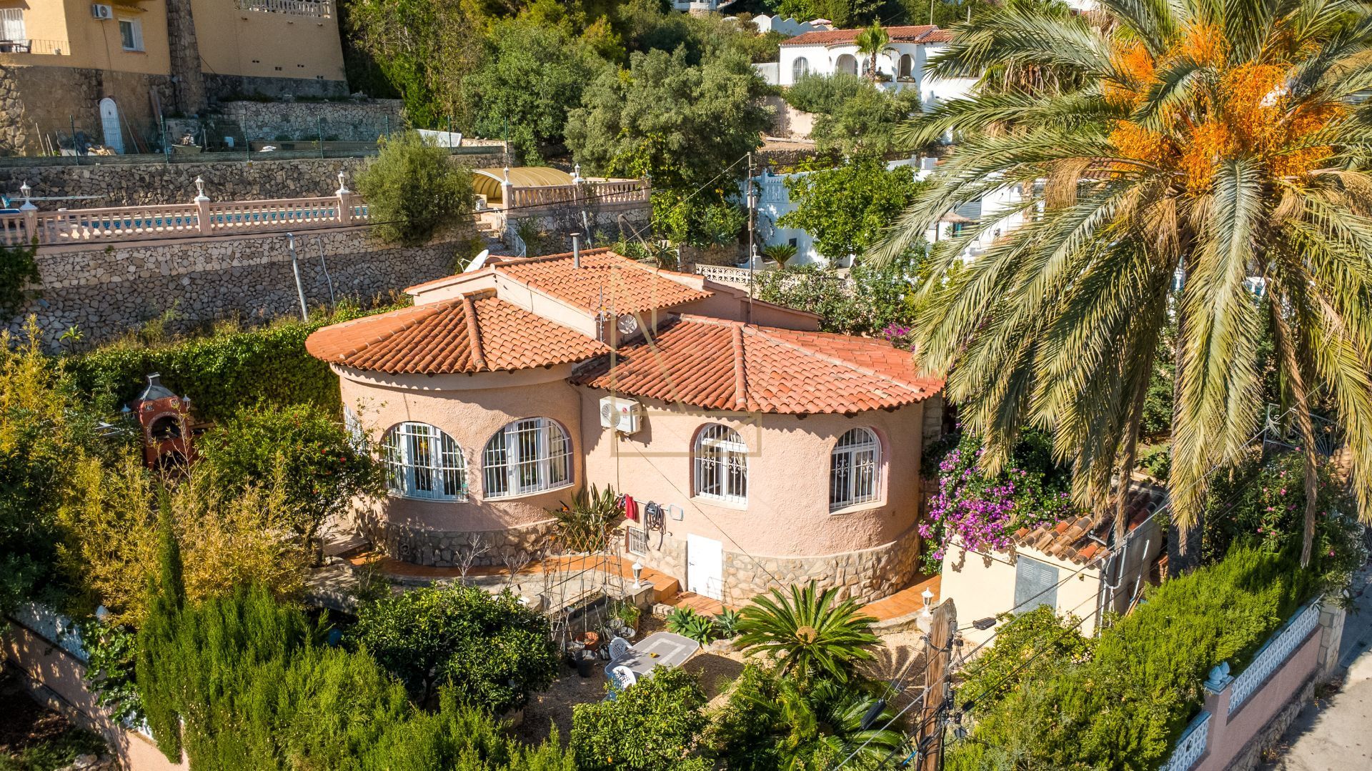 Vista exterior de Casa o chalet en venta en Calpe / Calp con Aire acondicionado, Calefacción y Jardín privado