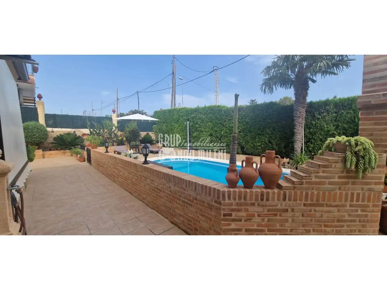Swimming pool of Houses for sale in Picassent  with Air Conditioner, Private garden and Terrace