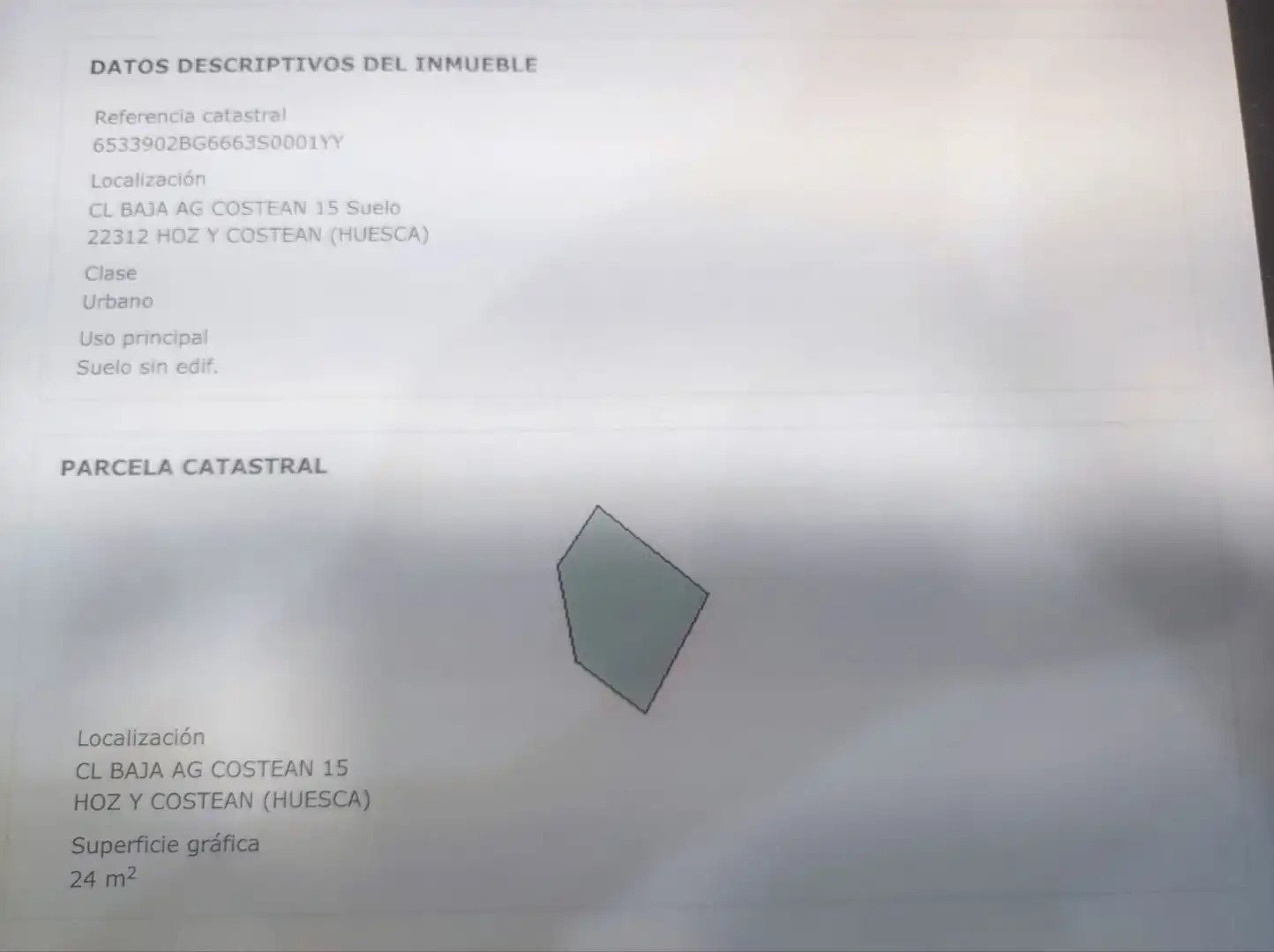 Residencial en venda en Hoz y Costean