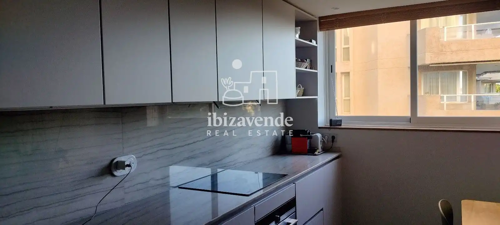 Cocina de Piso de alquiler en Eivissa con Calefacción, Terraza y Piscina