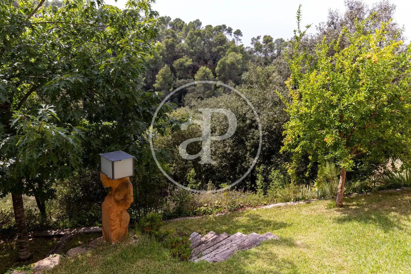 Garden of Houses for sale in Sant Cugat del Vallès  with Air Conditioner, Heating and Private garden