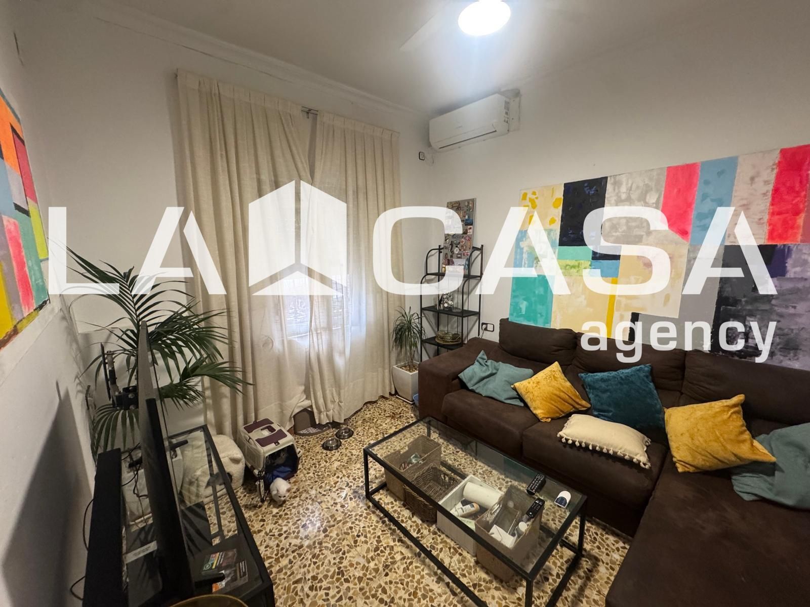 Sala d'estar de Casa o xalet en venda en  Sevilla Capital amb Aire condicionat i Traster