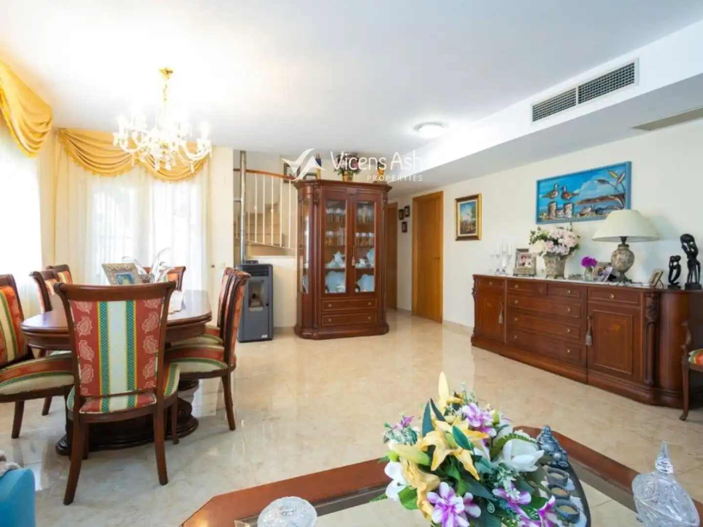 Dining room of Flat for sale in Jávea / Xàbia  with Air Conditioner, Heating and Terrace