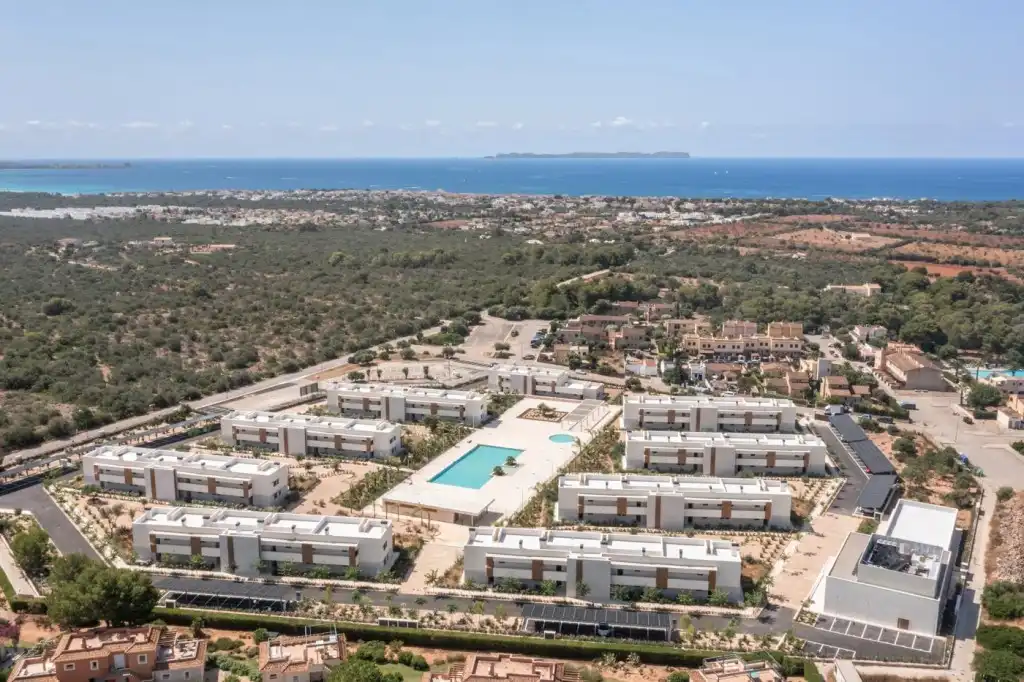 Vista exterior de Ático en venta en Campos con Calefacción, Terraza y Piscina