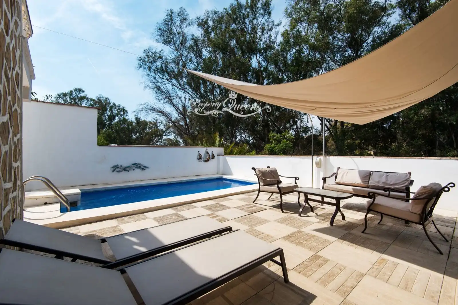 Terrassa de Casa o xalet de lloguer en Marbella amb Aire condicionat, Terrassa i Piscina