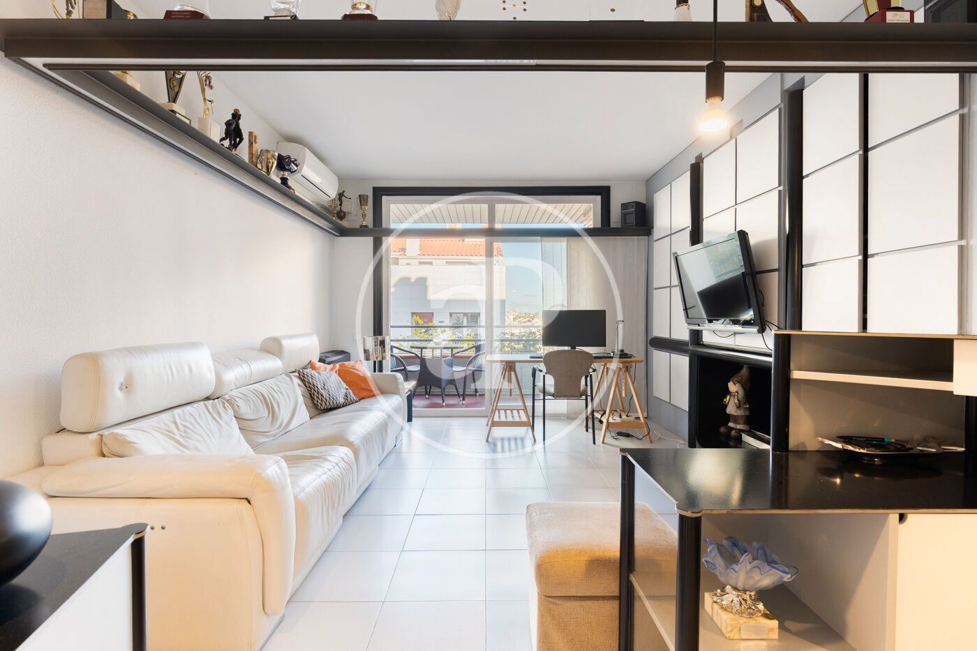 Sala d'estar de Pis en venda en Sabadell amb Aire condicionat, Calefacció i Balcó