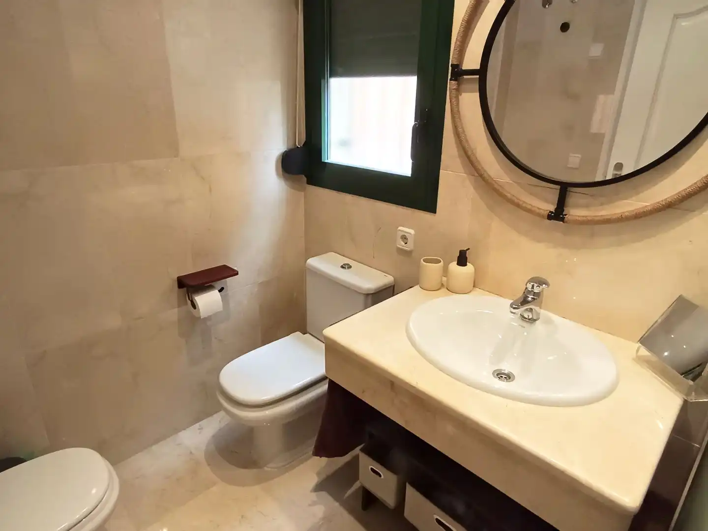 Baño de Apartamento de alquiler en Jávea / Xàbia con Aire acondicionado, Calefacción y Jardín privado