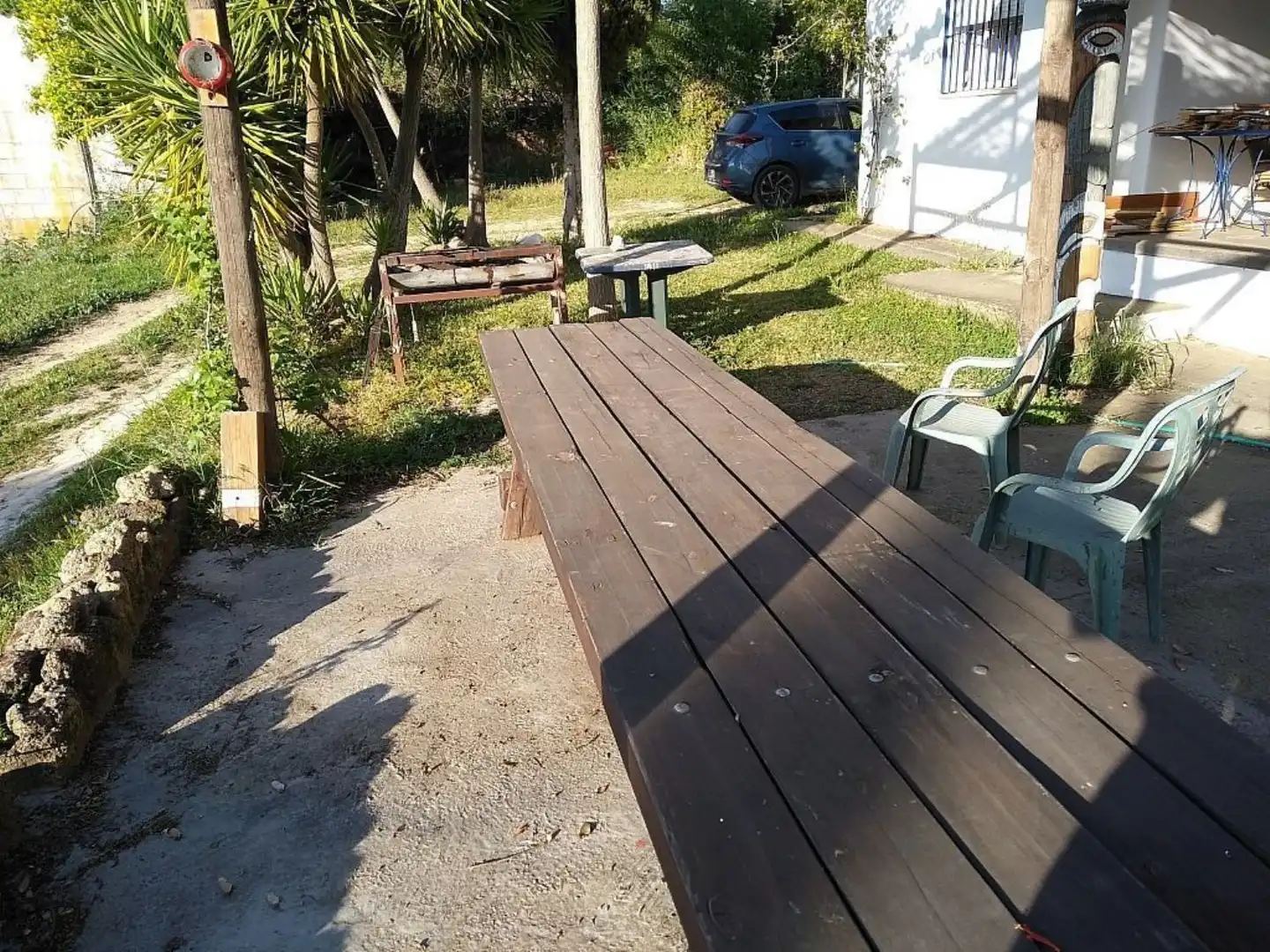 Terrassa de Casa o xalet en venda en Sanlúcar la Mayor amb Aire condicionat, Calefacció i Jardí privat