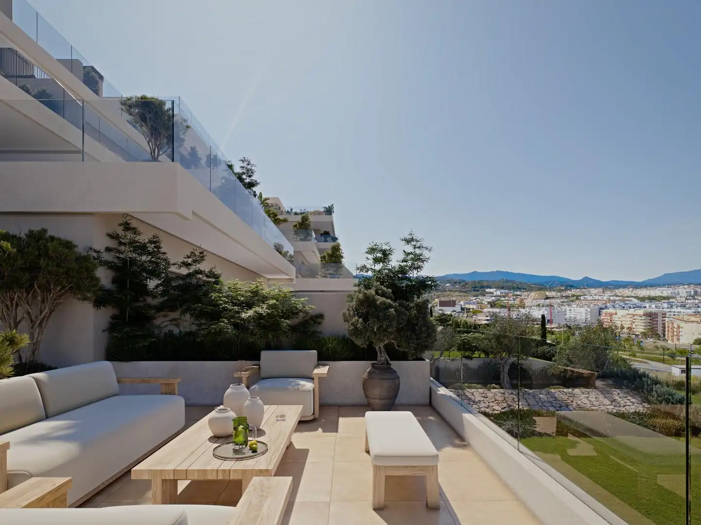 Terrassa de Planta baixa en venda en Estepona amb Jardí privat, Terrassa i Piscina comunitària