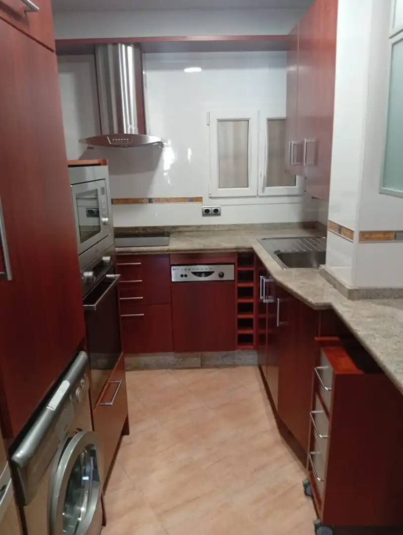 Kitchen of Flat for rent in Málaga  with Air Conditioner and Furnished