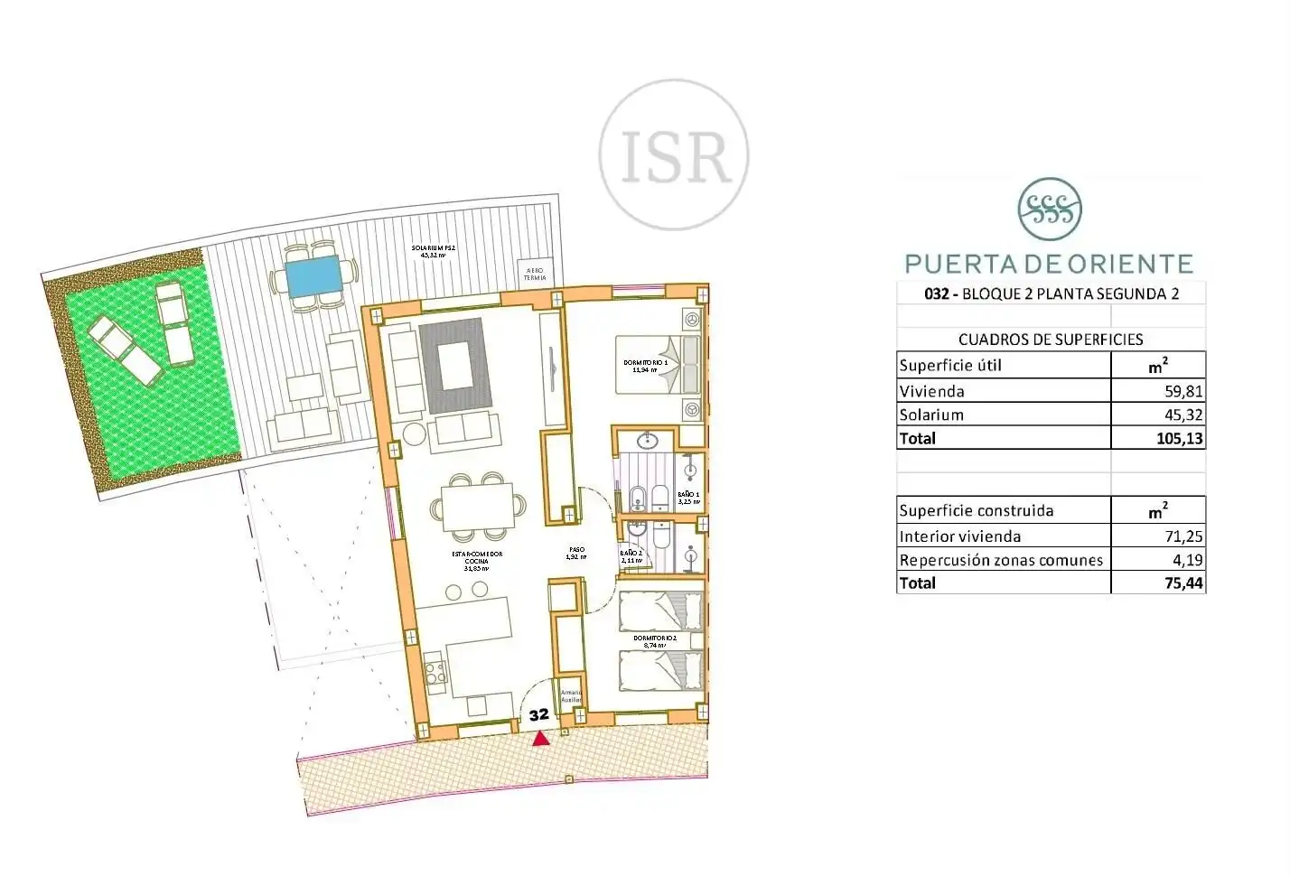 Apartamento en venta en Vera con Aire acondicionado, Calefacción y Terraza
