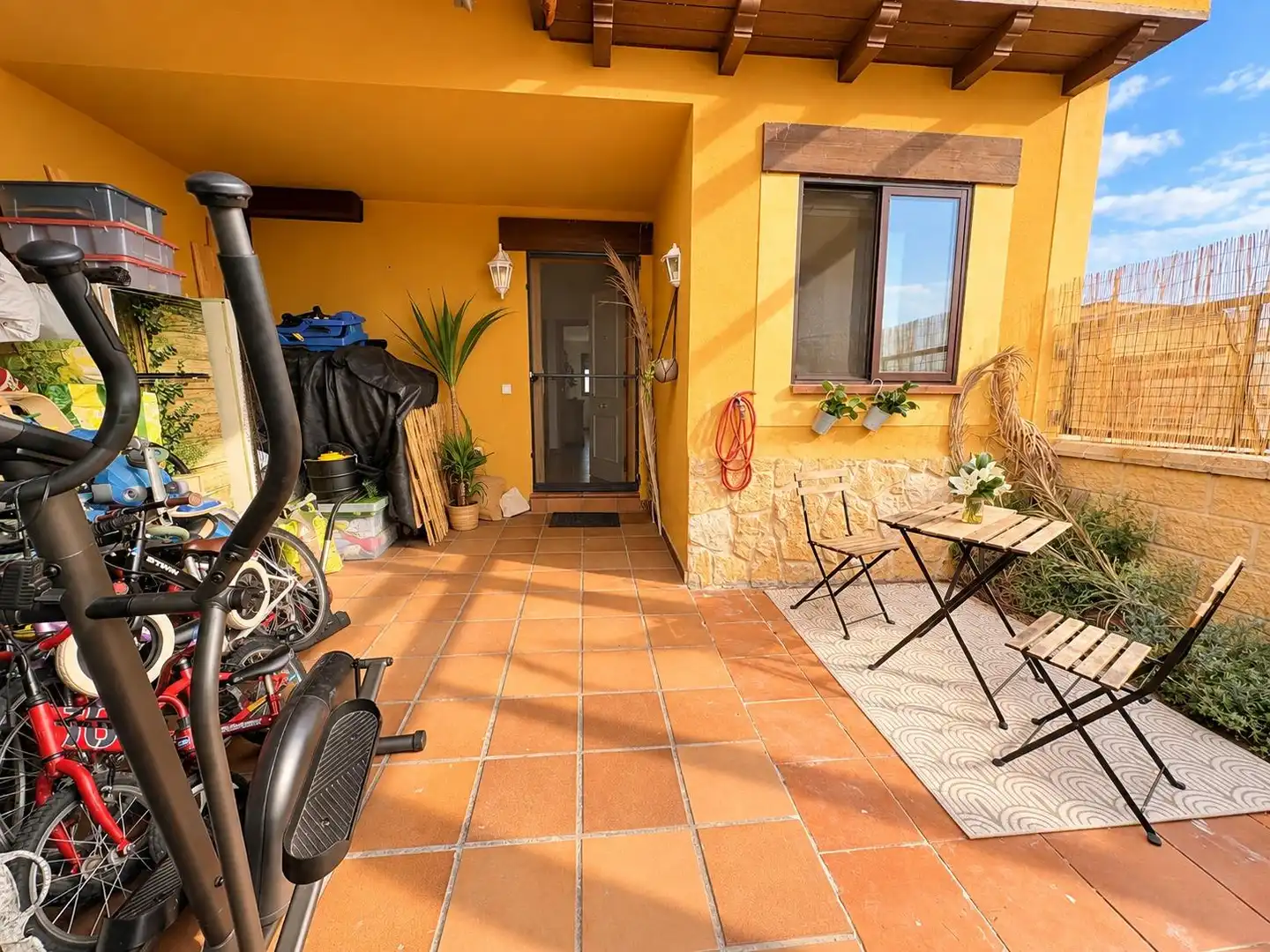 Terraza de Casa adosada en venta en Garcillán, Segovia