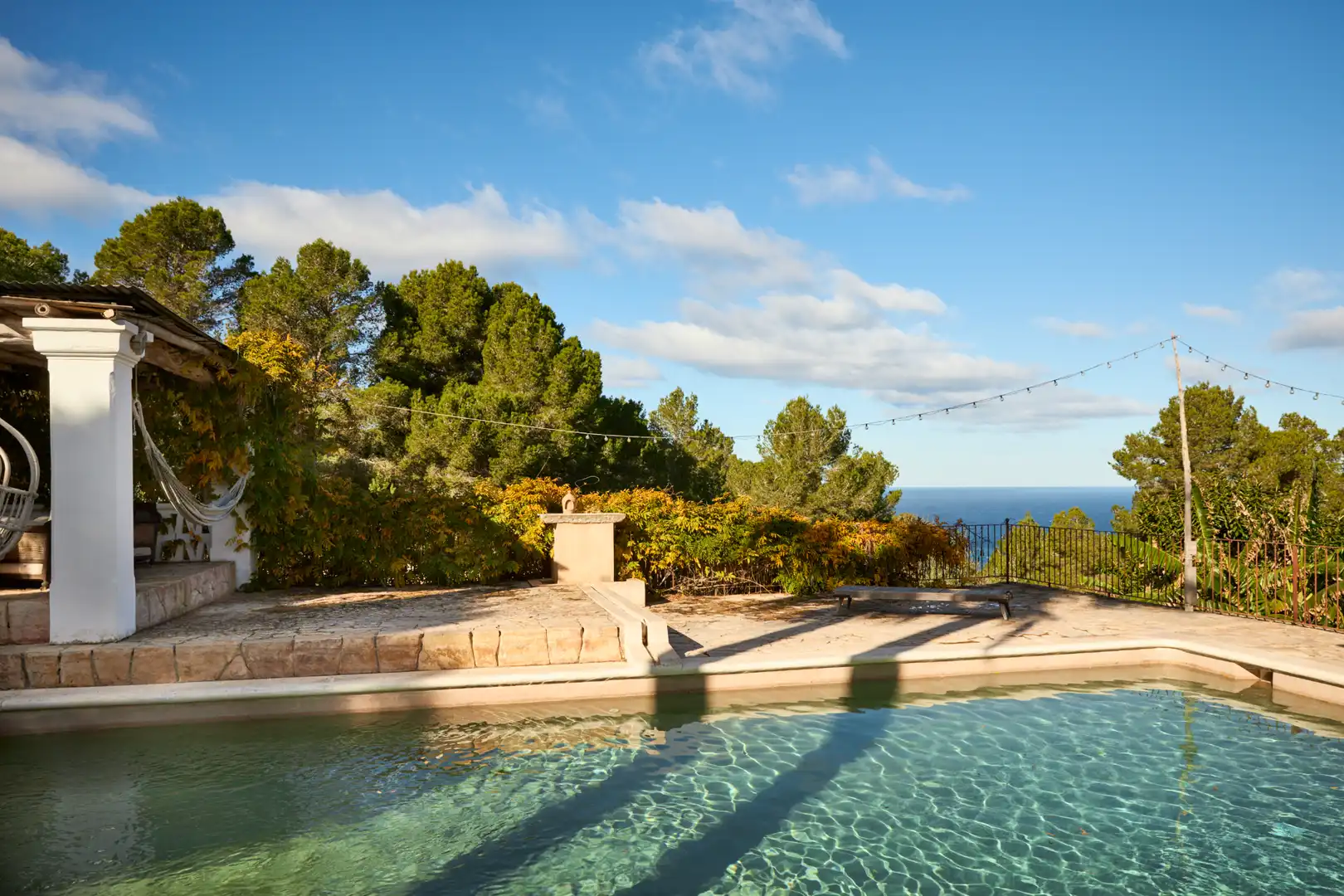 Piscina de Finca rústica en venda en Sant Joan de Labritja amb Aire condicionat, Jardí privat i Parquet