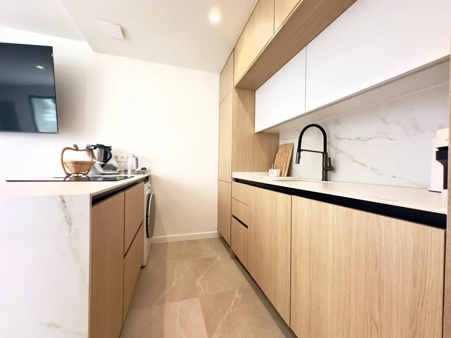 Cocina de Casa o chalet en venta en San Pedro del Pinatar con Aire acondicionado, Calefacción y Amueblado