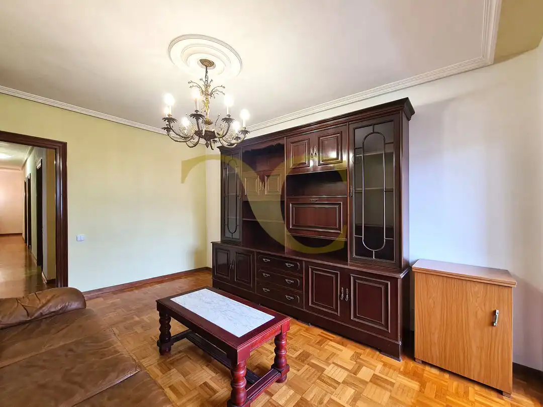 Sala de estar de Piso en venta en Oviedo  con Terraza