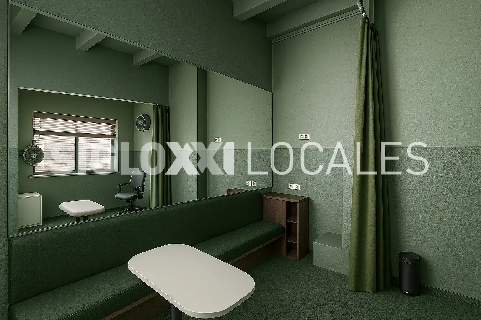 Schlafzimmer von Geschaftsraum zur Miete in  Barcelona Capital mit Klimaanlage