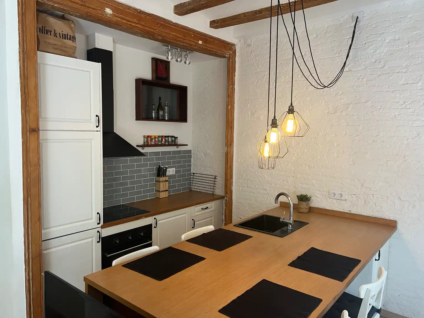 Cocina de Piso en venta en Barcelona con Aire acondicionado, Calefacción y Amueblado
