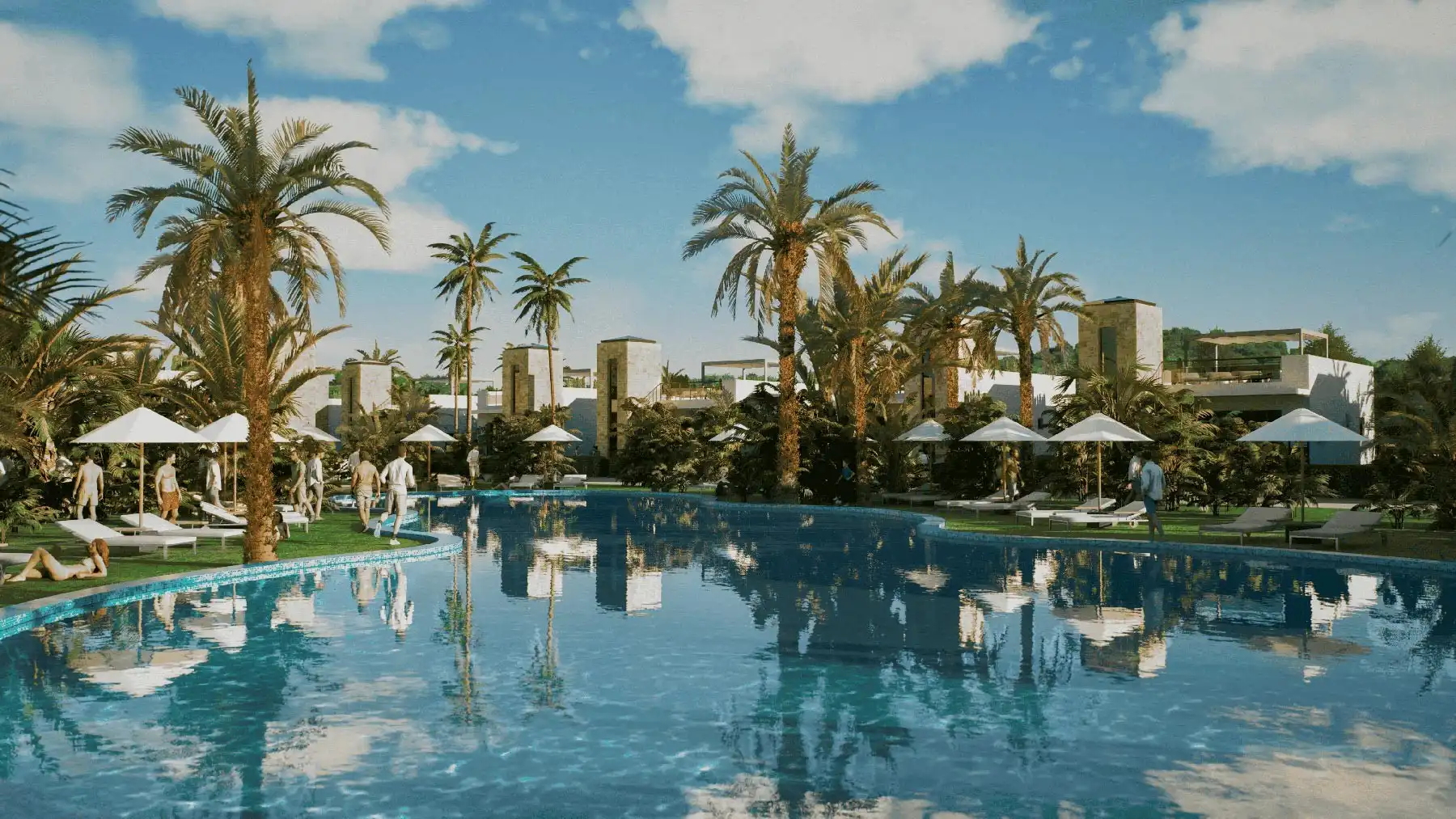Swimming pool of Houses for sale in Mazarrón  with Terrace and Community pool