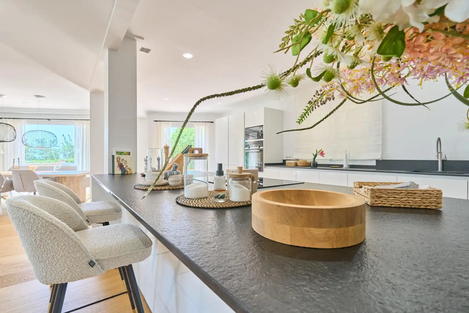 Cuina de Casa o xalet en venda en  Palma de Mallorca amb Aire condicionat, Jardí privat i Parquet
