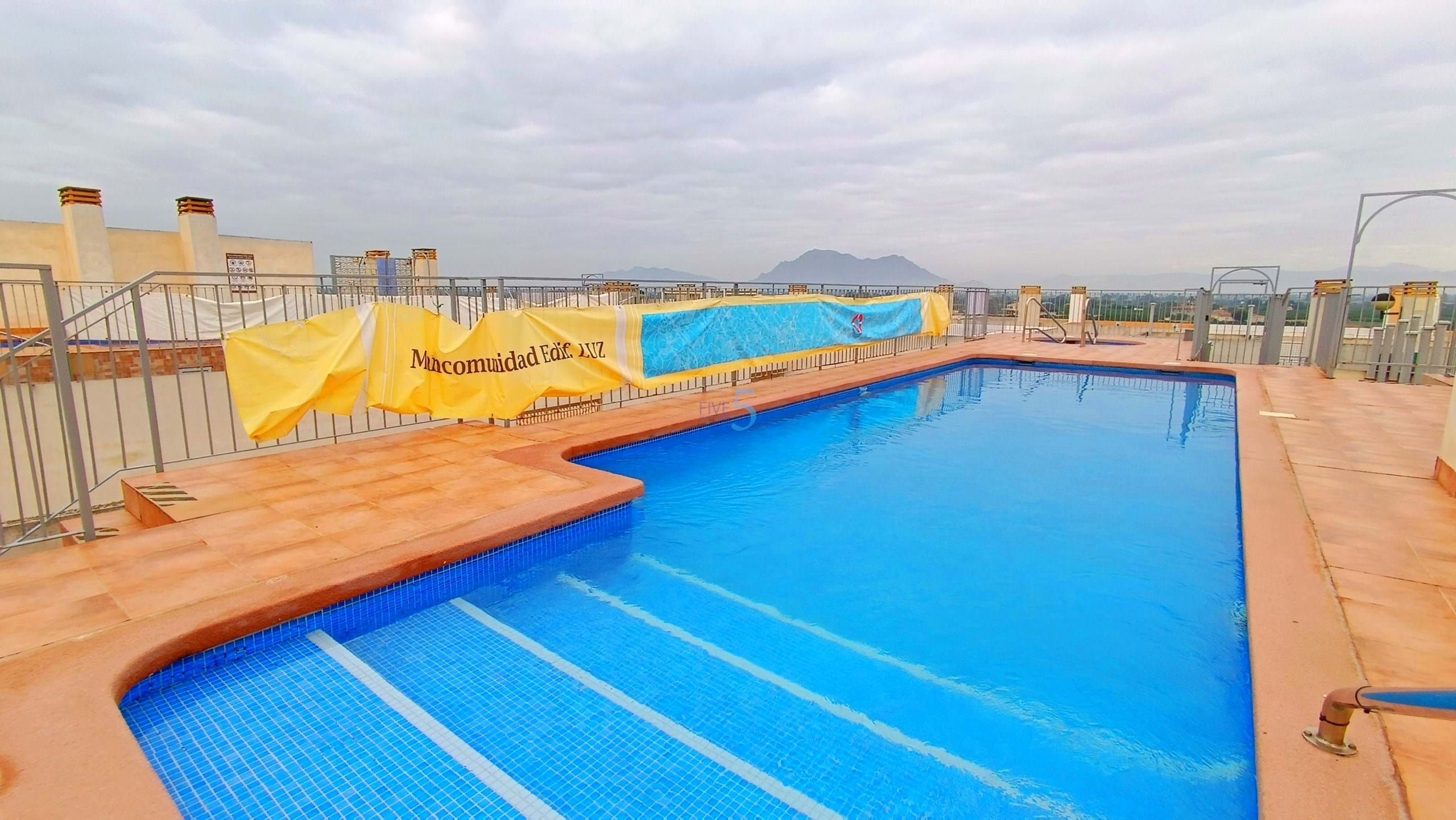 Swimming pool of Flat for sale in Almoradí  with Air Conditioner, Heating and Storage room
