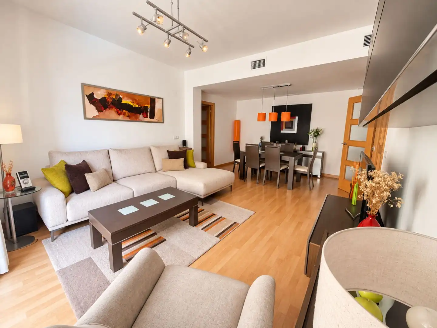 Sala de estar de Piso en venta en Torrent con Aire acondicionado y Balcón