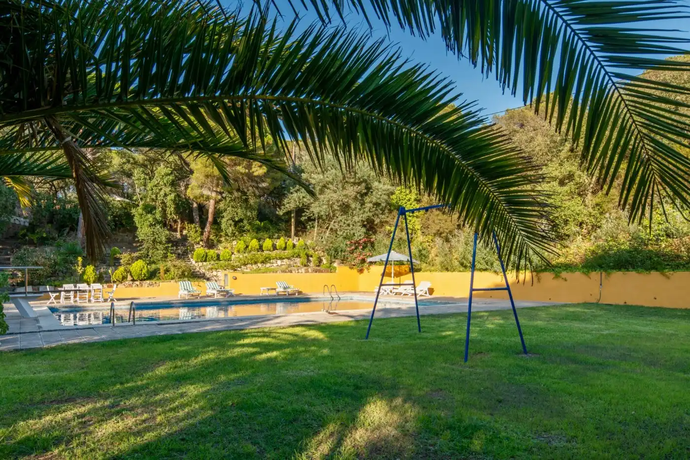 Jardín de Casa o chalet en venta en Castell d'Aro, Platja d'Aro i s'Agaró con Aire acondicionado, Jardín privado y Piscina