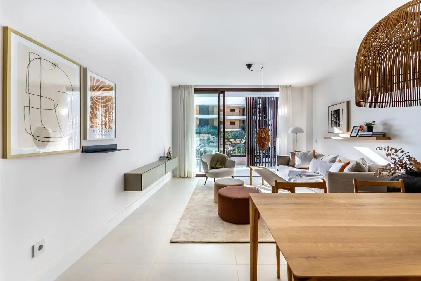 Wohnzimmer von Wohnung zum Verkauf in Fuengirola mit Terrasse und Schwimmbad