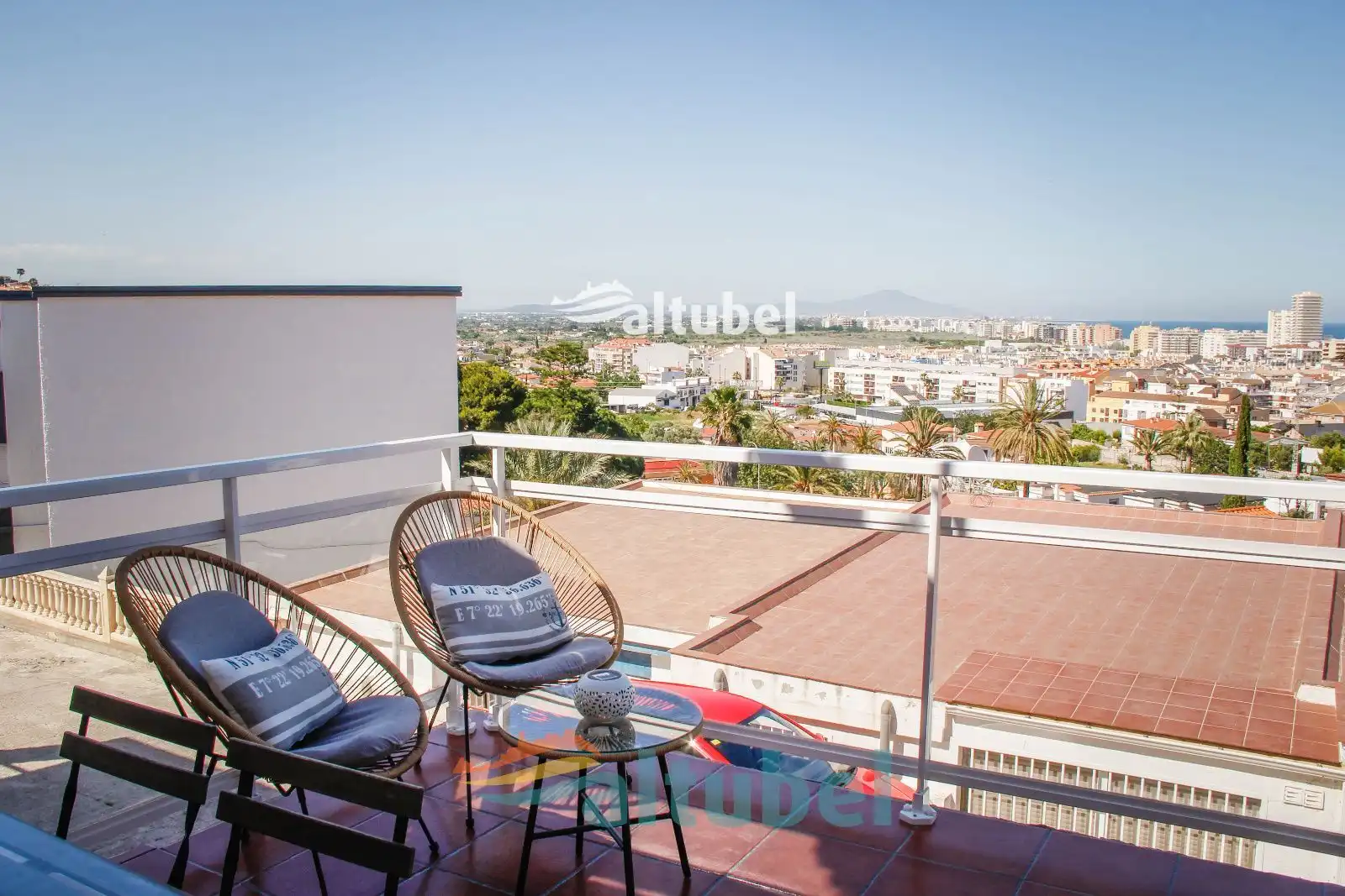 Terrassa de Casa adosada en venda en Peñíscola / Peníscola amb Aire condicionat i Terrassa