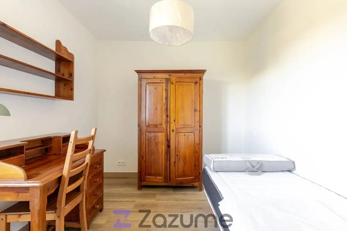 Bedroom of Flat for rent in Madrid  with Air Conditioner, Heating and Terrace