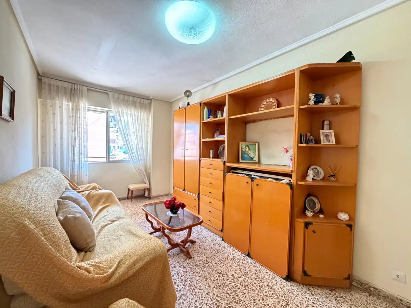 Living room of Flat for sale in Santa Pola  with Terrace and Furnished