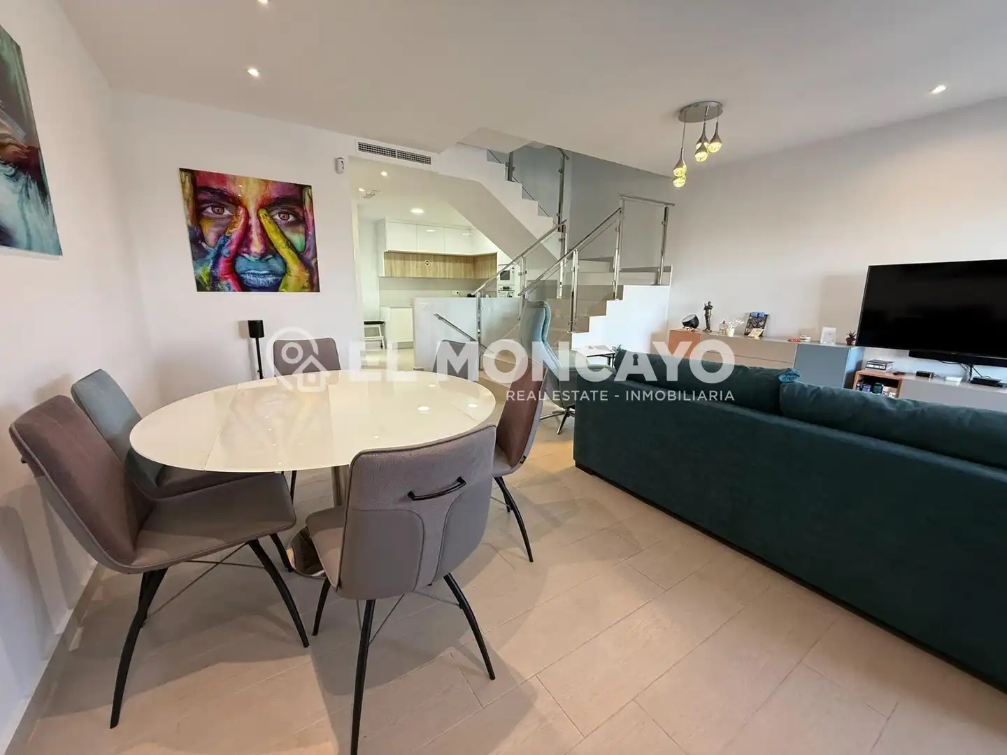 Sala de estar de Casa adosada en venta en Rojales con Aire acondicionado, Calefacción y Jardín privado