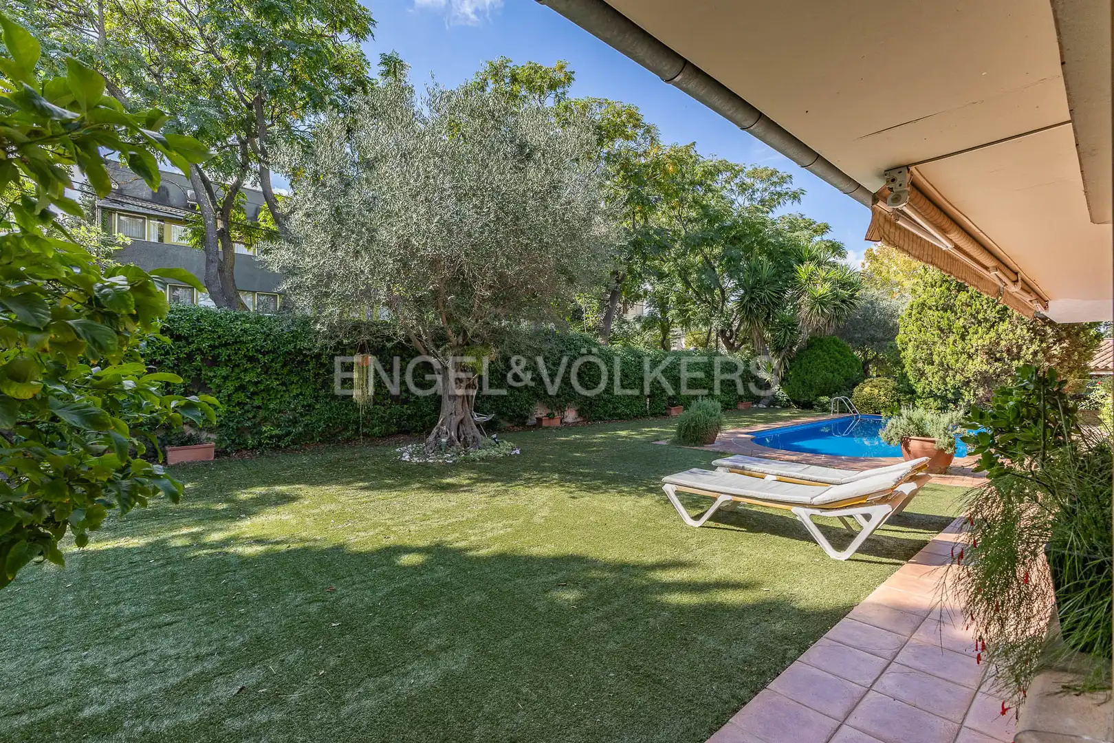Jardín de Casa o chalet de alquiler en Sant Cugat del Vallès con Calefacción, Jardín privado y Piscina