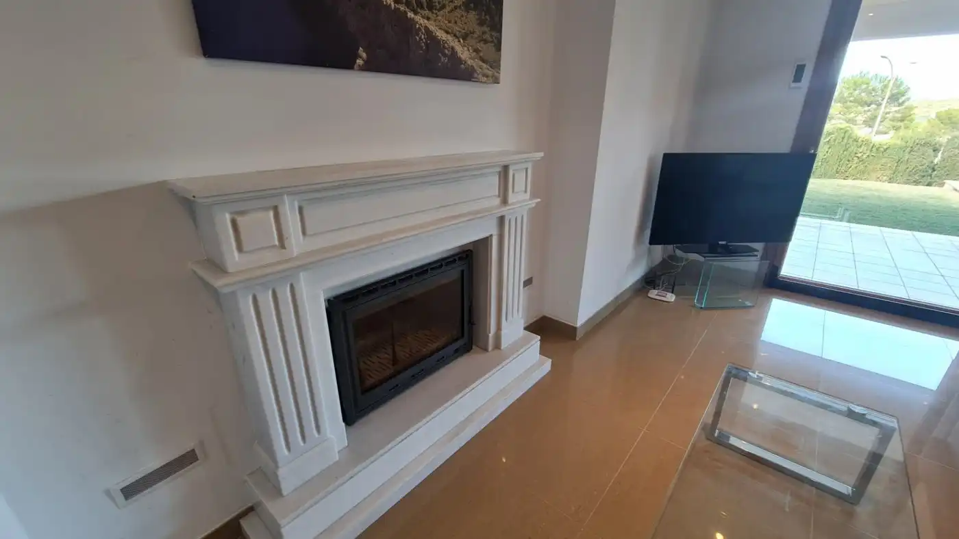 Living room of Houses for sale in Calvià  with Heating, Private garden and Terrace