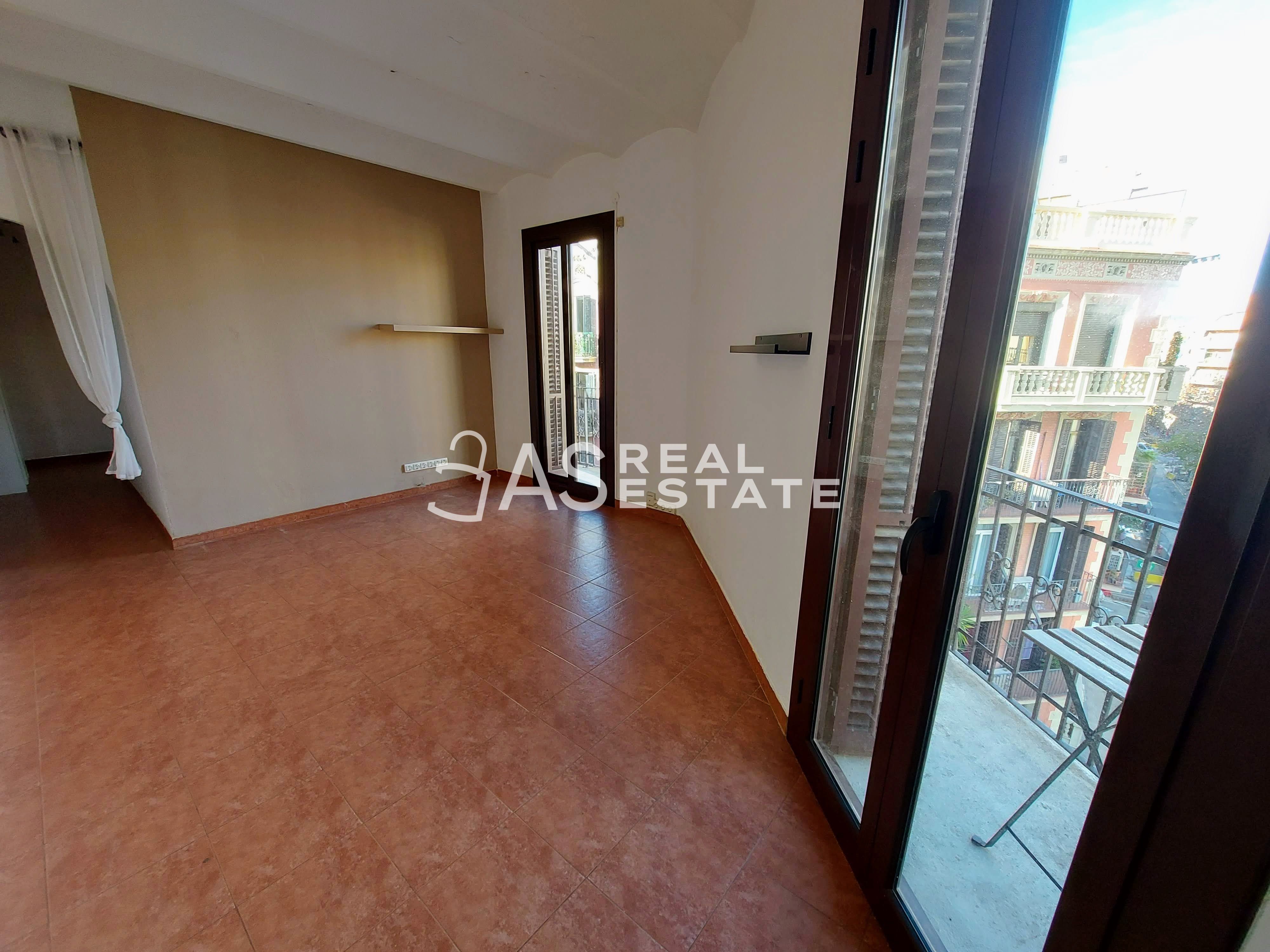 Bedroom of Flat for sale in  Barcelona Capital  with Air Conditioner and Terrace