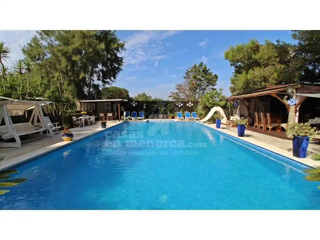 Piscina de Casa o xalet en venda en Maó - Mahón amb Calefacció, Jardí privat i Terrassa