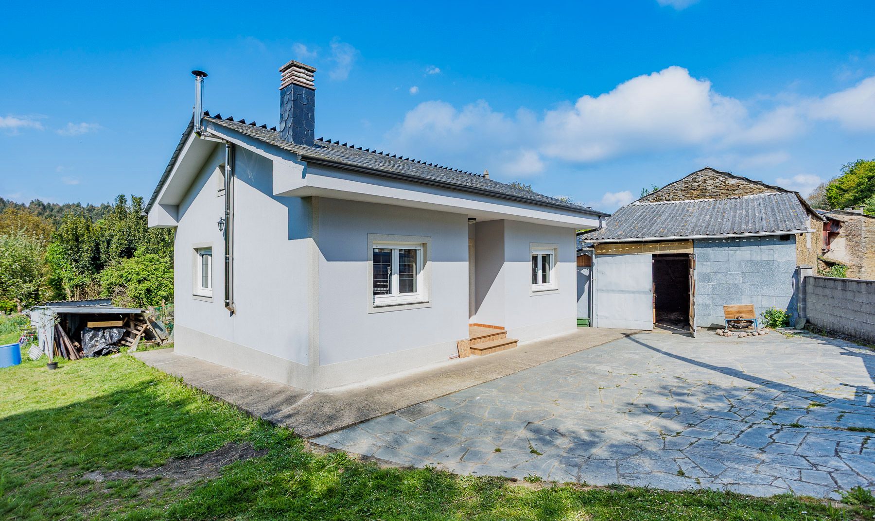 Exterior view of House or chalet for sale in Pol  with Furnished