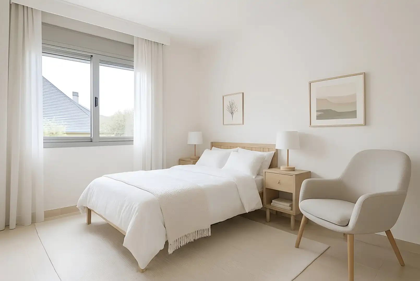 Bedroom of Attic for sale in Sant Cugat del Vallès  with Air Conditioner, Heating and Terrace