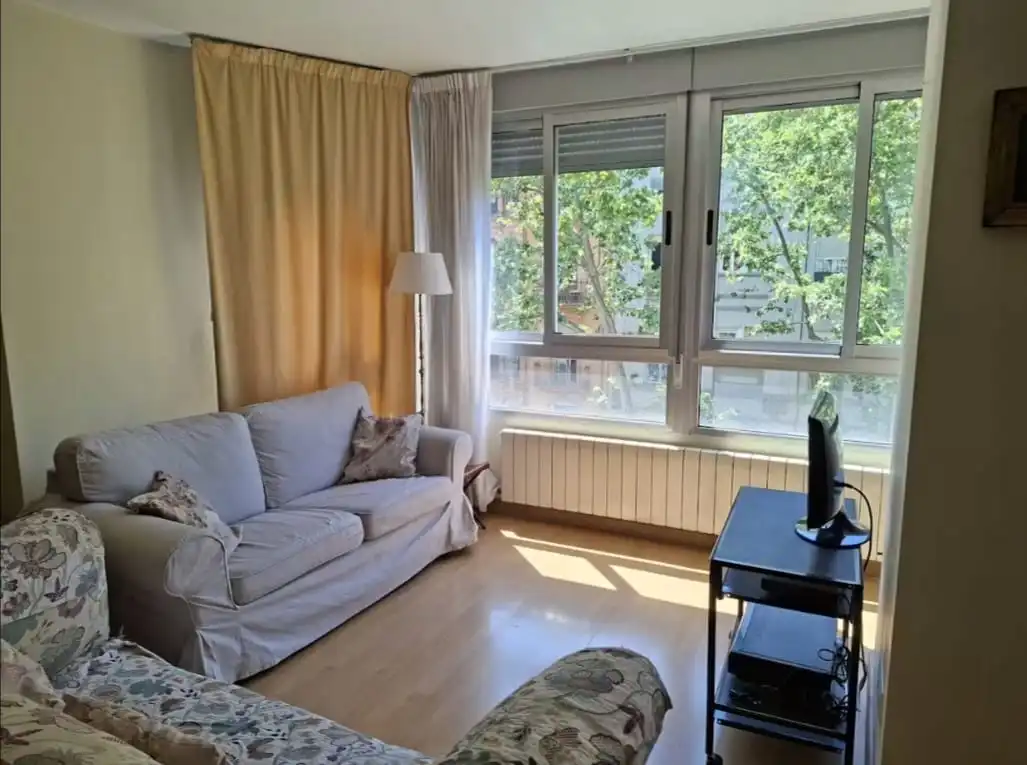 Living room of Apartments for rent in Valencia  with Air Conditioner, Heating and Furnished