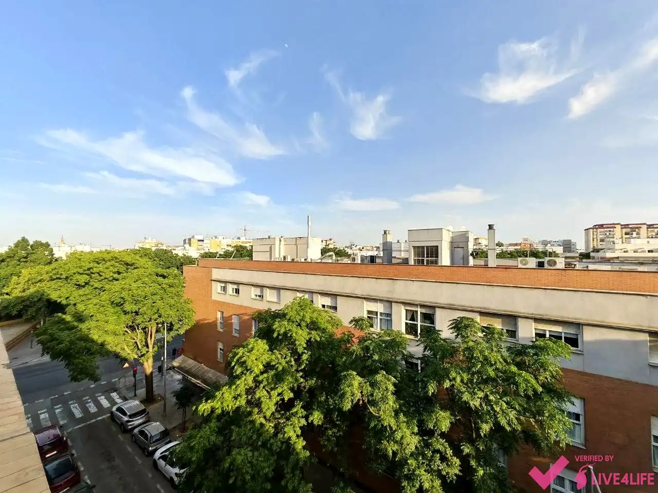 Außenansicht von Maisonette zur Miete in Sevilla mit Klimaanlage, Terrasse und Möbliert