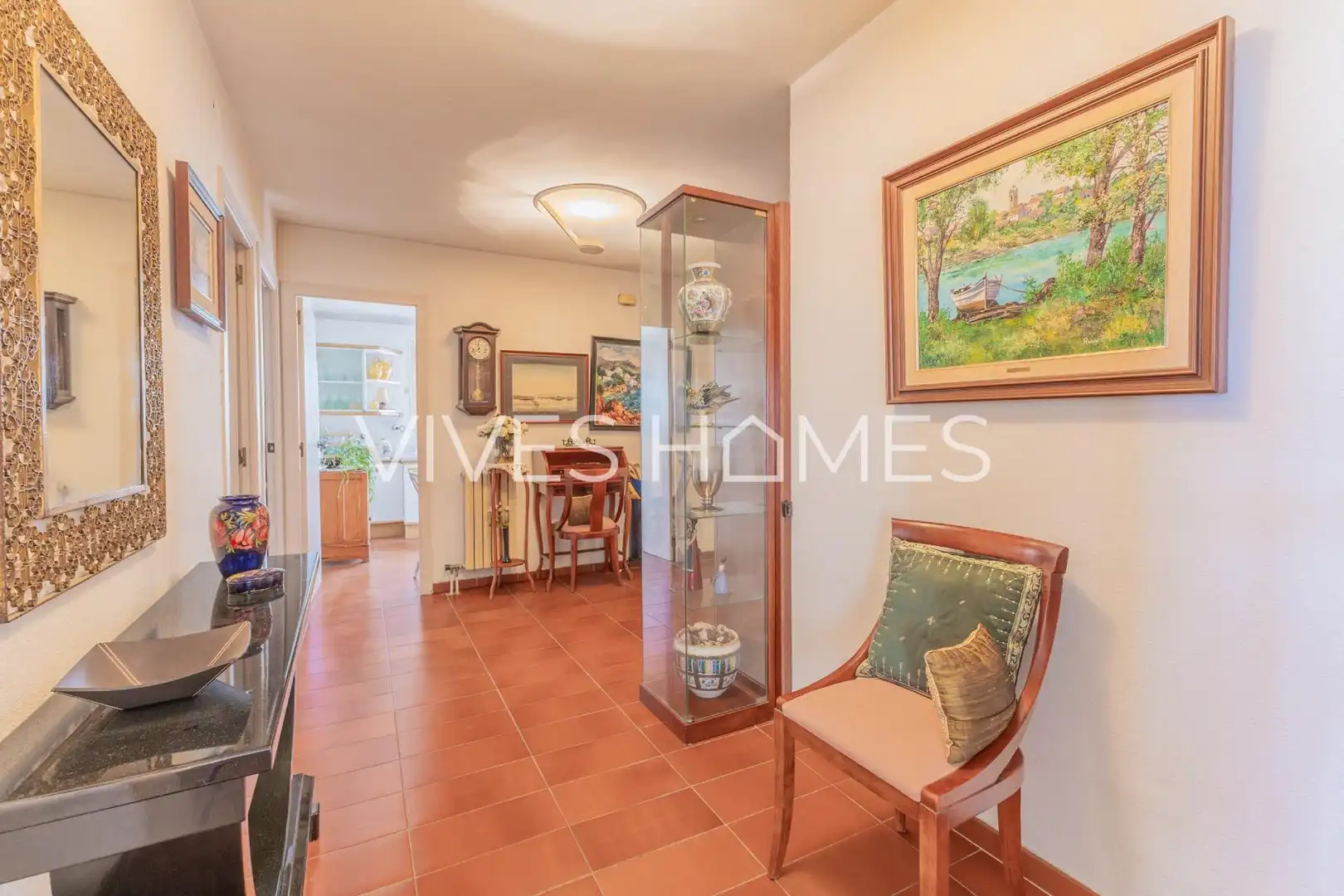 Living room of Flat for sale in Sant Andreu de Llavaneres  with Heating, Terrace and Furnished