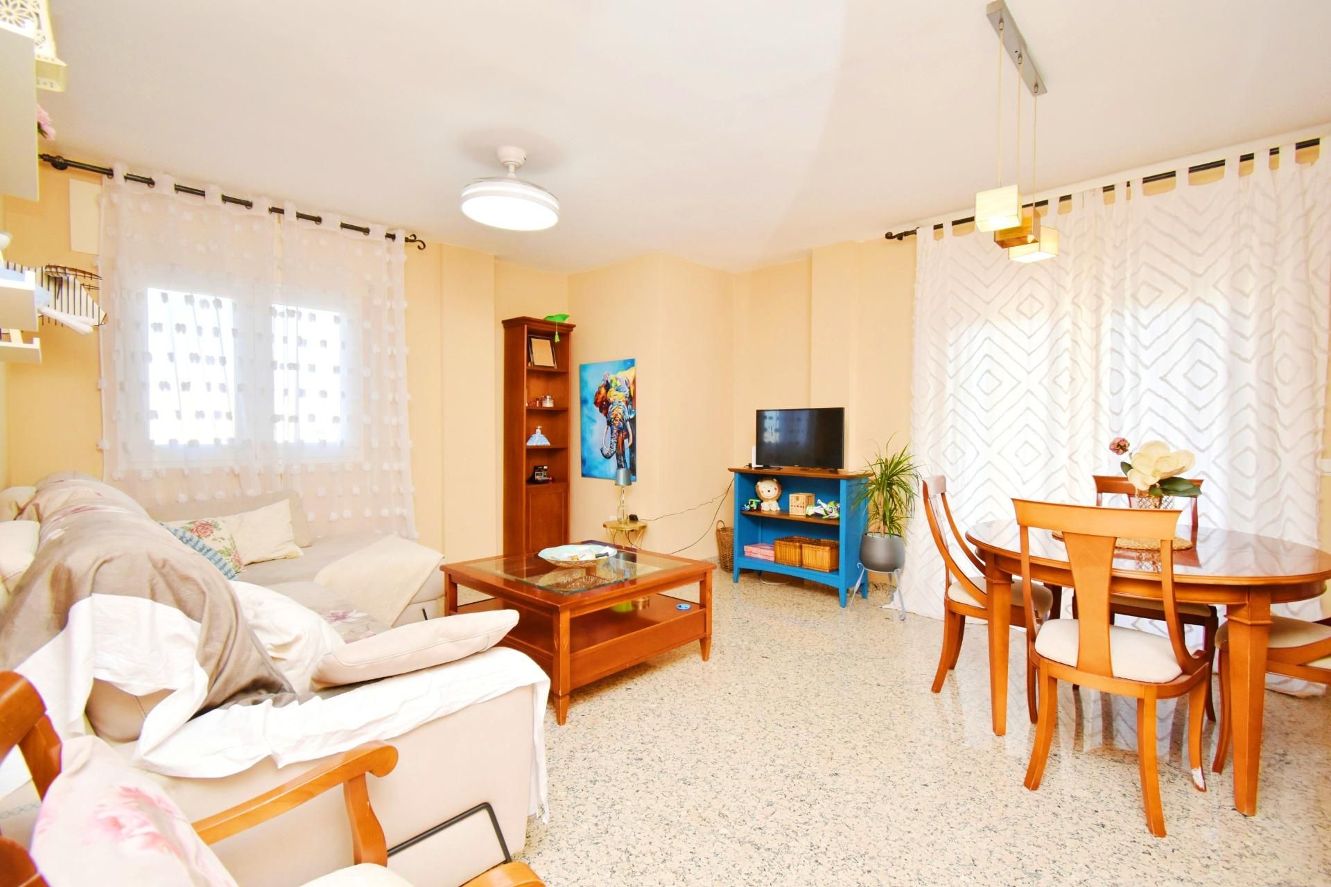Living room of Flat for sale in El Ejido  with Air Conditioner and Balcony