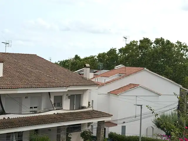 Außenansicht von Einfamilien-Reihenhaus zum Verkauf in Vilassar de Dalt mit Klimaanlage, Heizung und Privatgarten