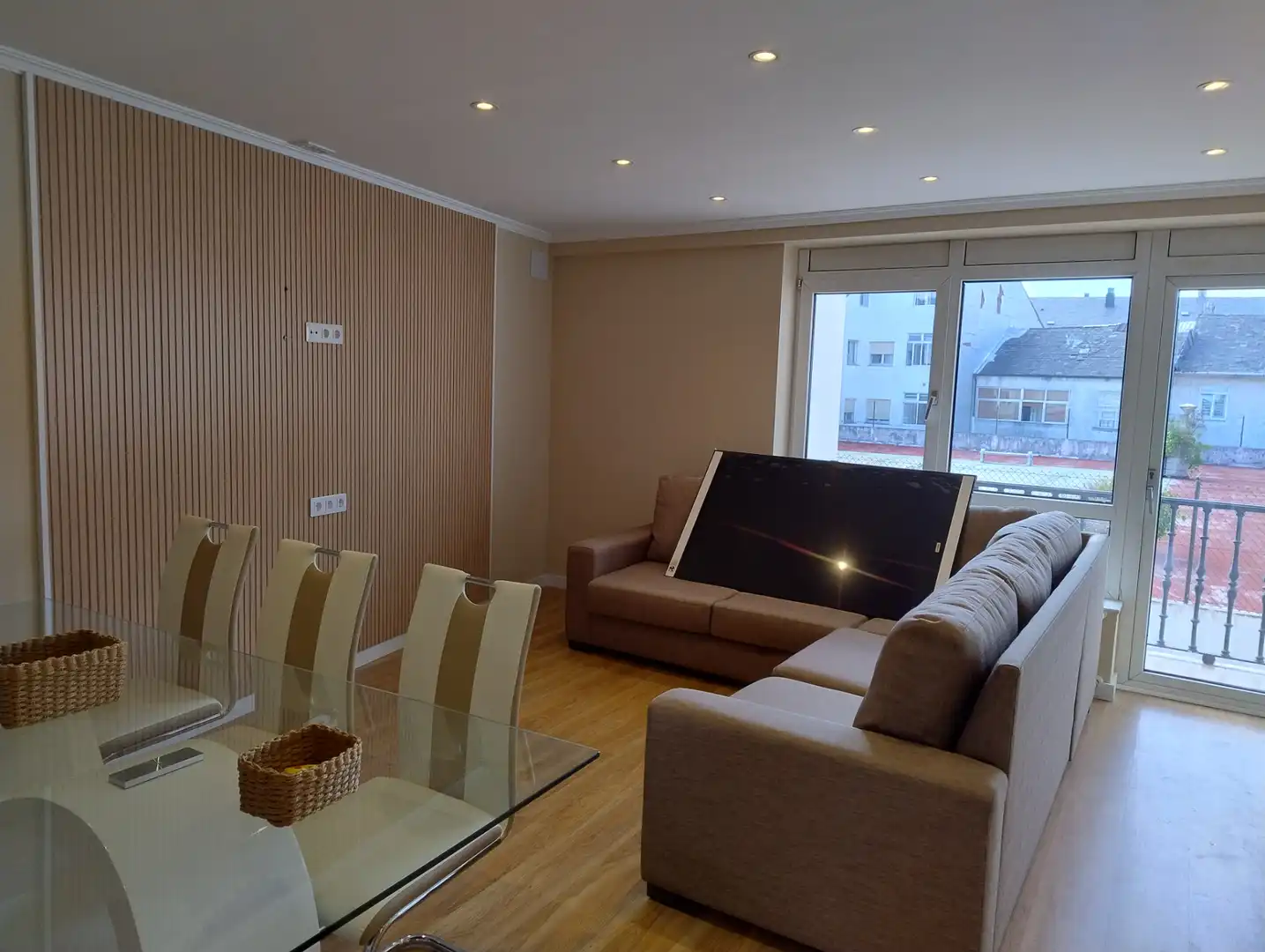 Living room of Flat for rent in Lugo  with Heating, Furnished and Oven