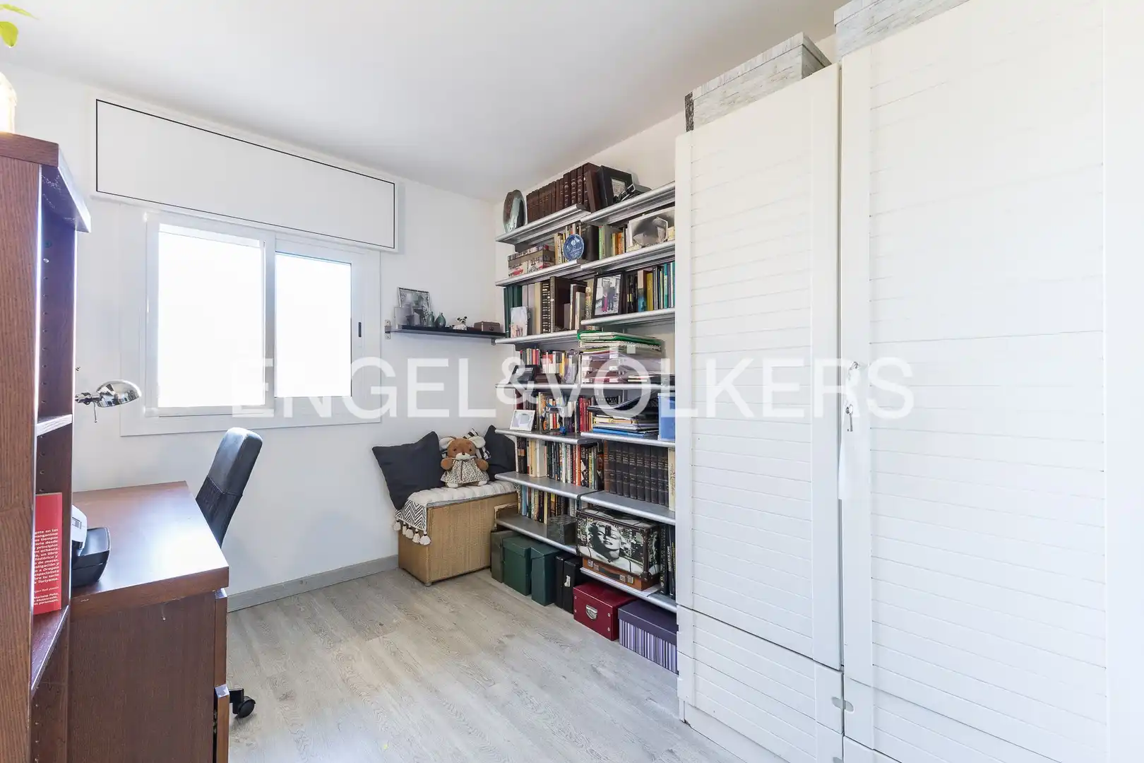 Schlafzimmer von Wohnung zum Verkauf in Esplugues de Llobregat mit Klimaanlage, Heizung und Parkett