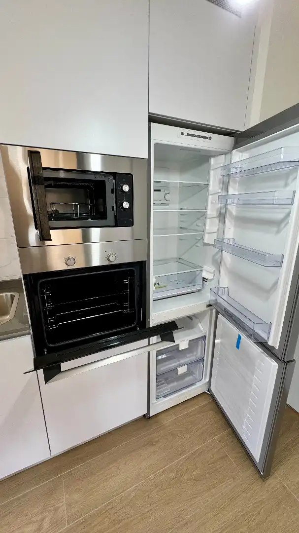 Cocina de Piso en venta en Gijón  con Calefacción, Parquet y Terraza