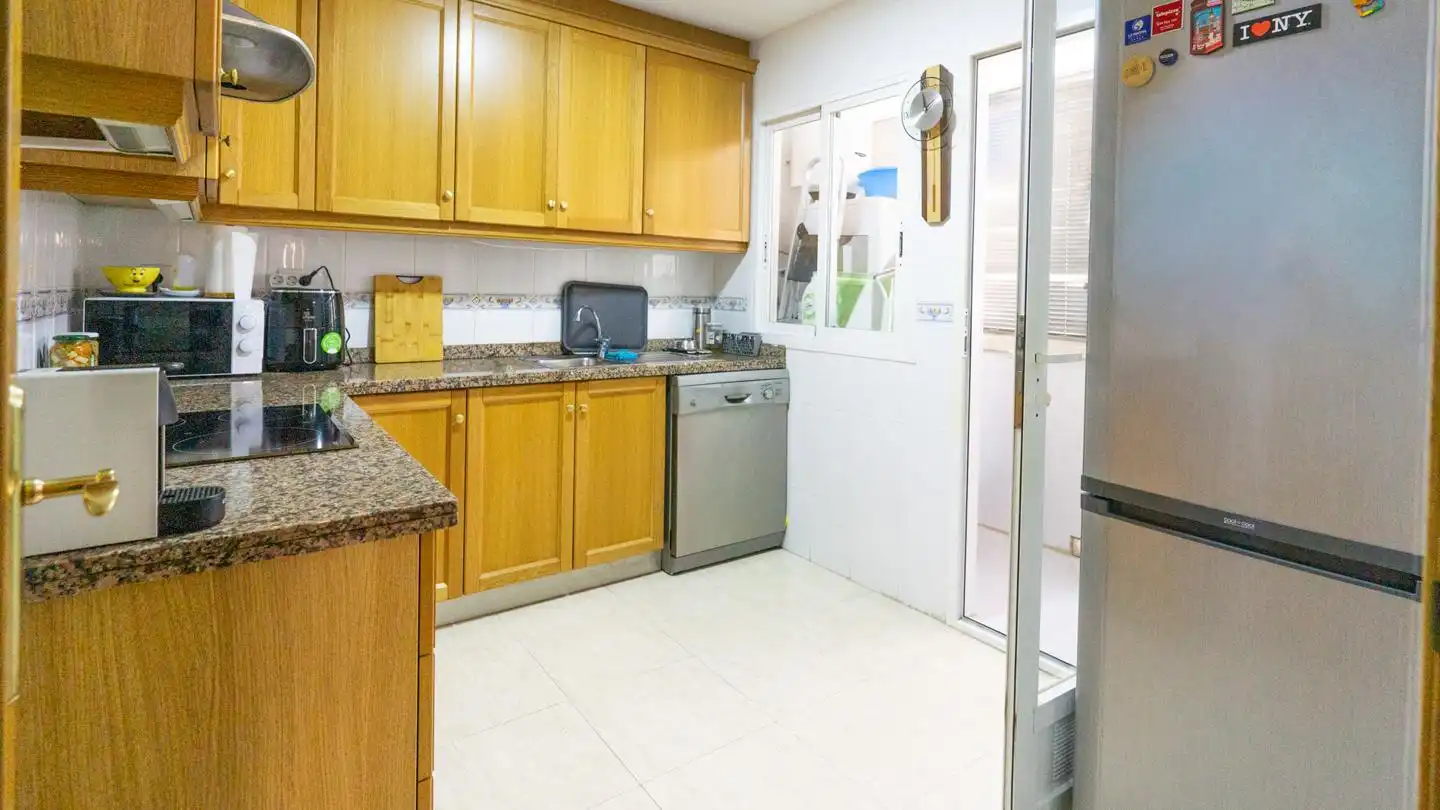 Kitchen of Flat for sale in Santa Pola  with Terrace and Furnished